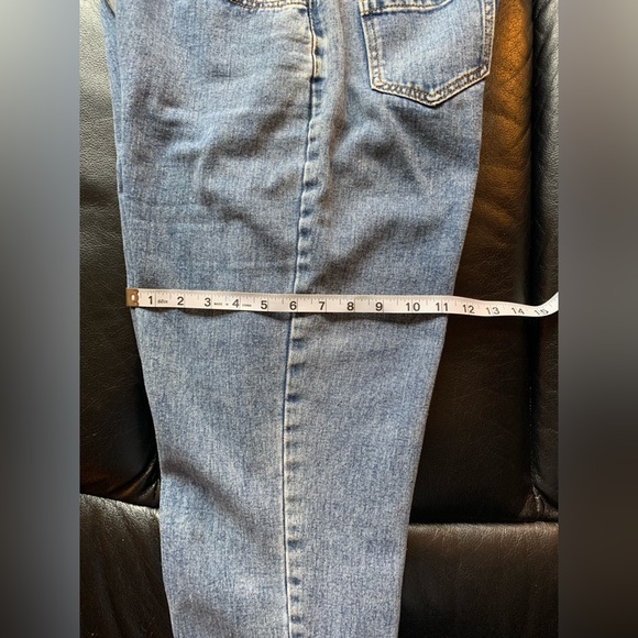 High Waist Stone Washed Mom Jeans by Shein | Size Medium - Picture 4 of 9
